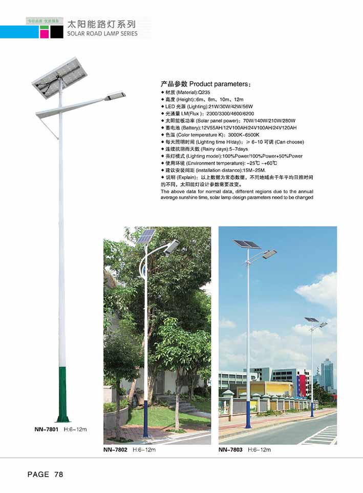 WFTYN-LD-078 太阳能路灯